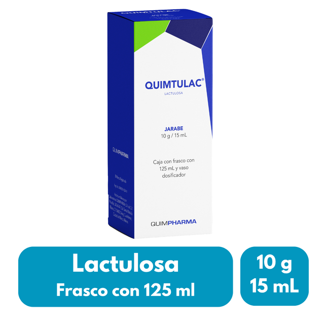 Quimtulac (Lactulosa) 10g Jarabe Frasco con 125 mL