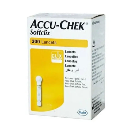 Accu-chek Softclix Lancetas Caja Con 200 Lancetas