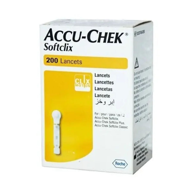 Accu-chek Softclix Lancetas Caja Con 200 Lancetas