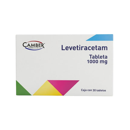Levetiracetam 1000 mg Caja con 30 Tabletas