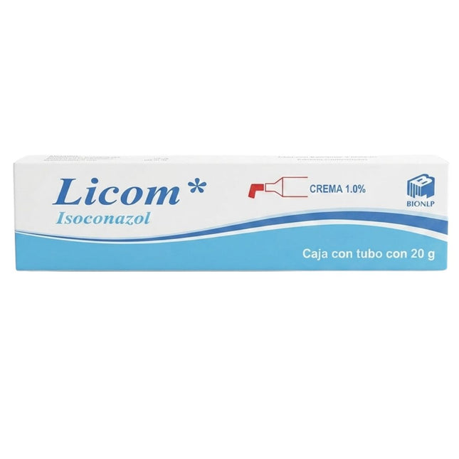 Licom (Isoconazol) 1.0% Caja con Tubo con 20 g