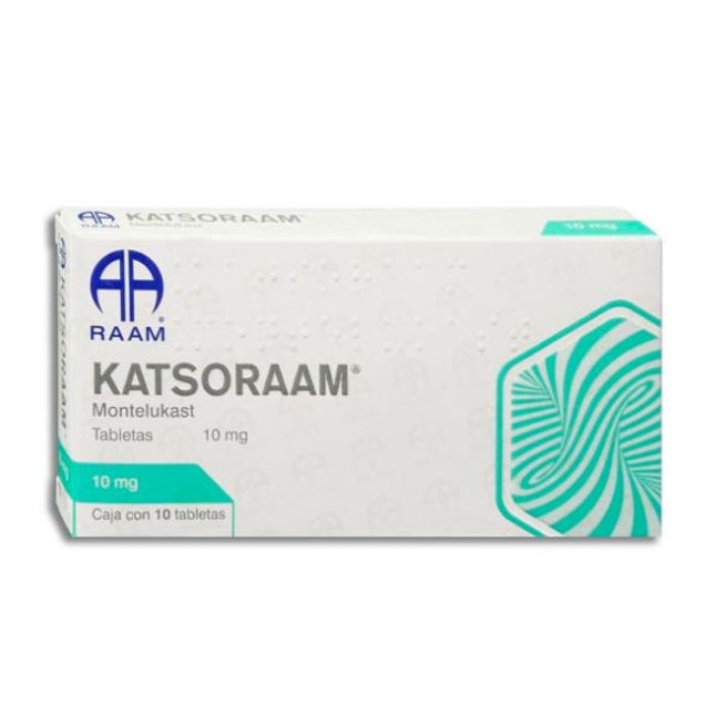 Katsoraam (Montelukast) 10 mg Caja con 10 Tabletas