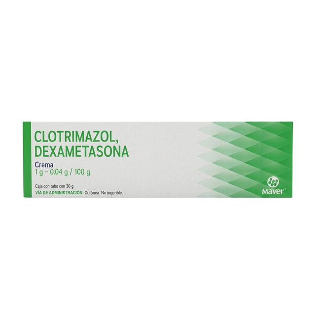 Clotrimazol  1 g Dexametasona 0.04 g Crema con 30 Gramos