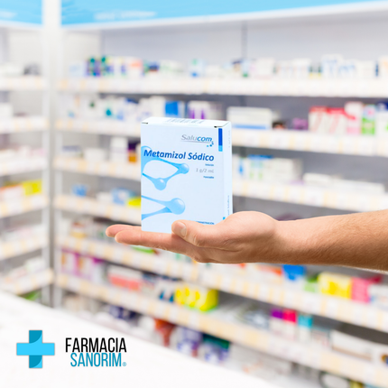 Metamizol Sódico 1g/2ml Caja con 3 Ampolletas Salucom PiSA