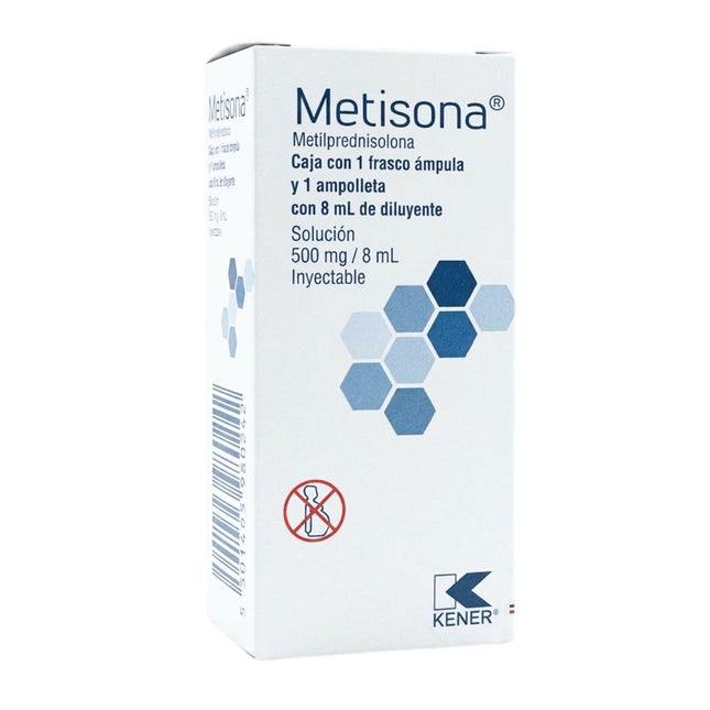 Metisona (Metilprednisolona) 500 mg Inyectable