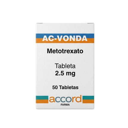 AC VONDA (Metotrexato) 2.5 mg Caja con 50 Tabletas