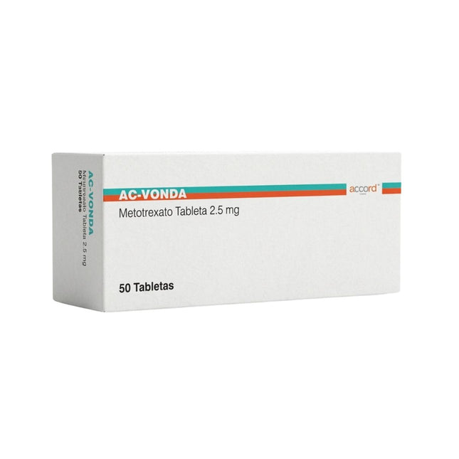Ac-Vonda (Metotrexato) 2.5 mg  Caja Con 50 Tabletas