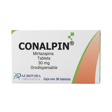 Conalpin Orodispensable (Mirtazapina) 30 mg Caja con 30 Tabletas