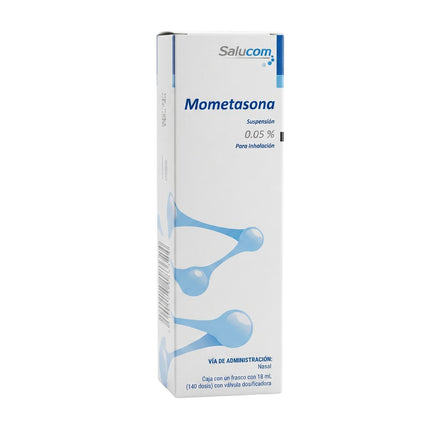 Mometasona 0.05 % Suspensión Inhalación 140 Dosis