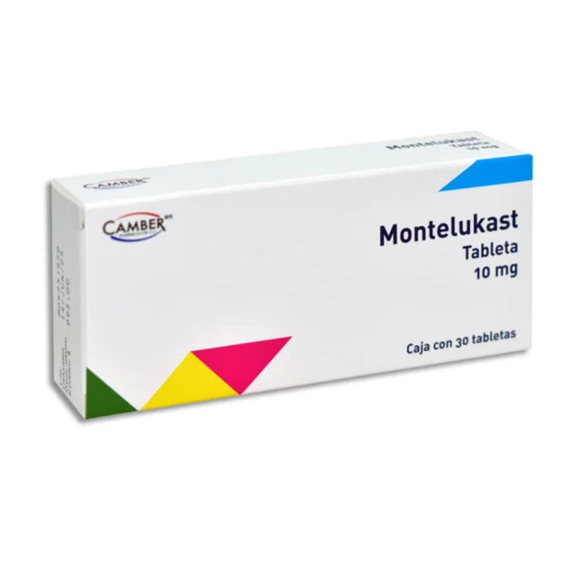 Montelukast 10 mg Caja con 30 Tabletas