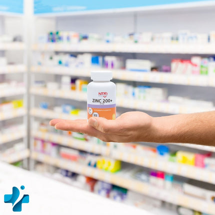 NTX Zinc 200 Wellness 60 Capsulas 20mg | Nartex