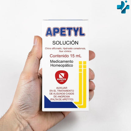 Apetyl Solución Gotas (Auxiliar en la perdida del apetito) Frasco con 15 ml | Nartex