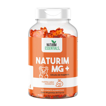 Naturim MG+ Citrato de Magnesio 90 Gomitas Naturim Essentials Sabor Mandarina