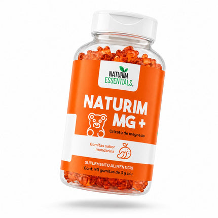 Naturim MG+ Citrato de Magnesio 90 Gomitas Naturim Essentials Sabor Mandarina