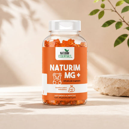 Naturim MG+ Citrato de Magnesio 90 Gomitas Naturim Essentials Sabor Mandarina