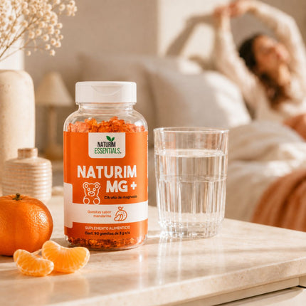 Naturim MG+ Citrato de Magnesio 90 Gomitas Naturim Essentials Sabor Mandarina