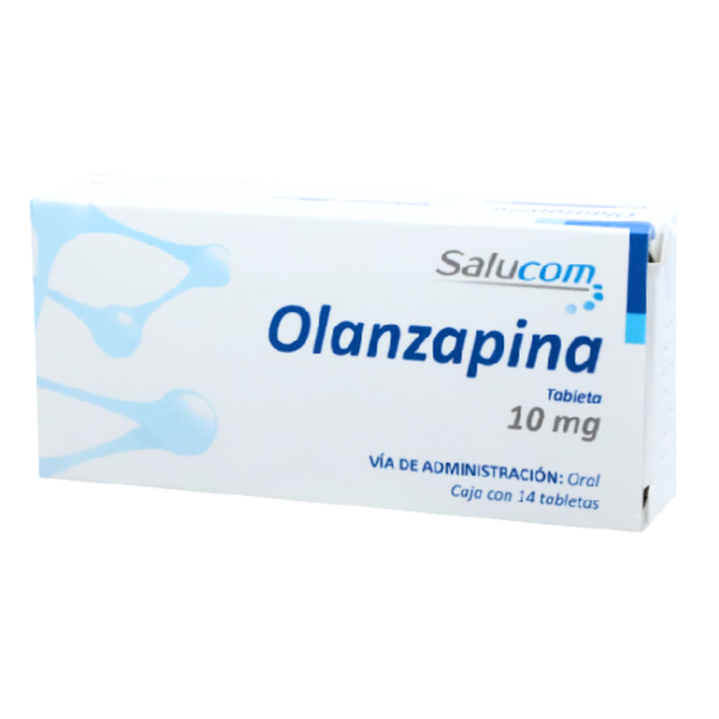 Olanzapina 10mg 14 Tabletas Salucom PiSA