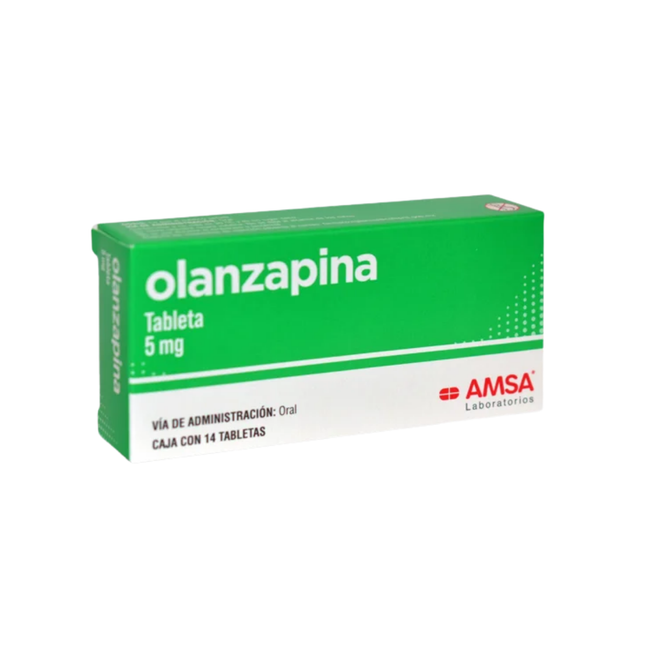 Olanzapina 5 Mg 14 Tabletas Amsa
