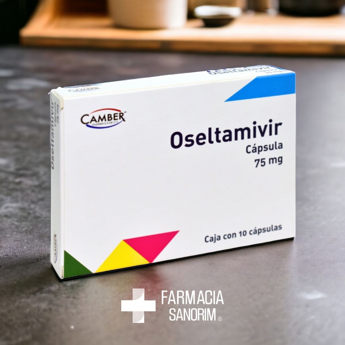 Oseltamivir 75 Mg Caja Con 10 Cápsulas Camber Pharma