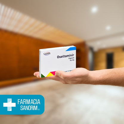 Oseltamivir 75 Mg Caja Con 10 Cápsulas Camber Pharma