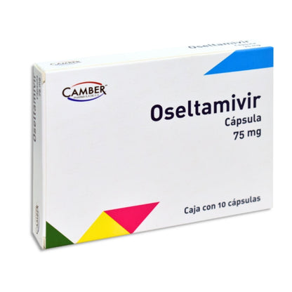 Oseltamivir 75 Mg Caja Con 10 Cápsulas Camber Pharma