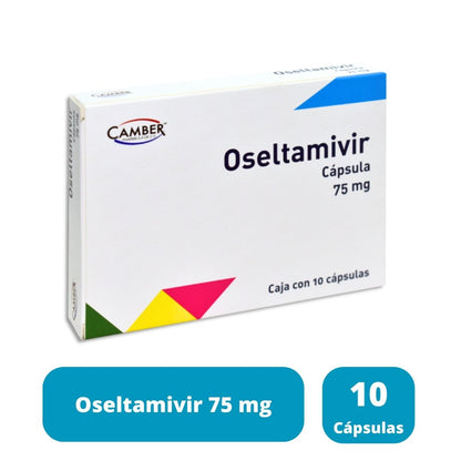 Oseltamivir 75 Mg Caja Con 10 Cápsulas Camber Pharma