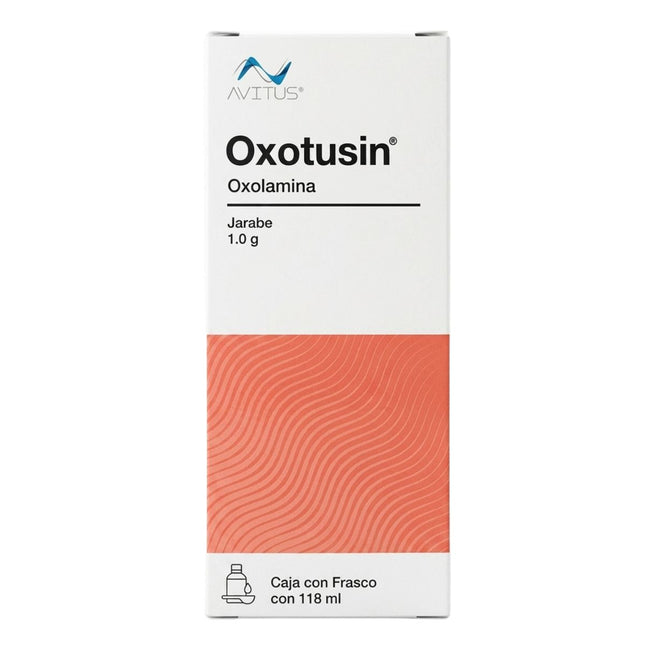 Oxotusin  (Oxolamina) 1 g Jarabe Caja con Frasco con 118 mL