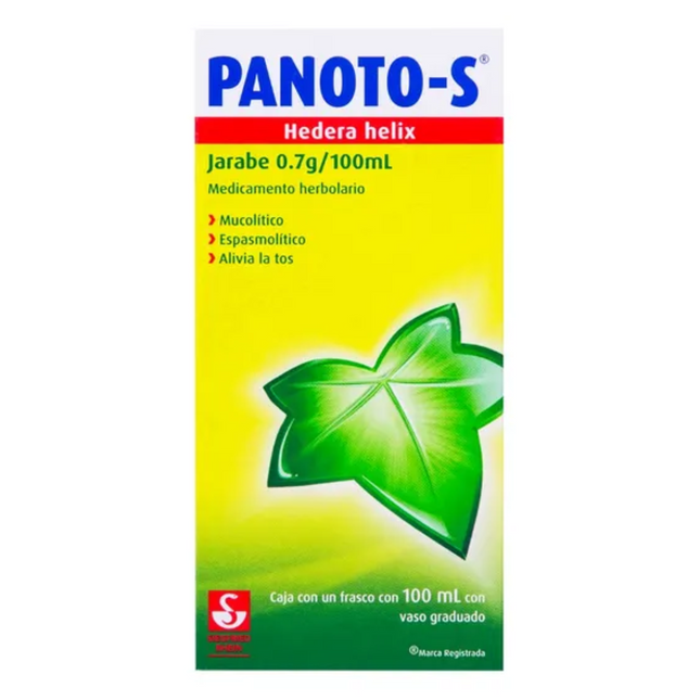 Panoto-s (Hedera Helix) 0.7 g/ 100 mL Frasco con Jarabe 100 mL