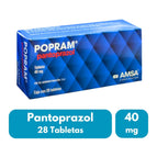 Popram (Pantoprazol) 40 mg caja con 28 tabletas | AMSA – Farmacia Sanorim