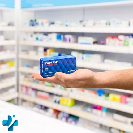 Popram (Pantoprazol) 40 mg caja con 28 tabletas | AMSA