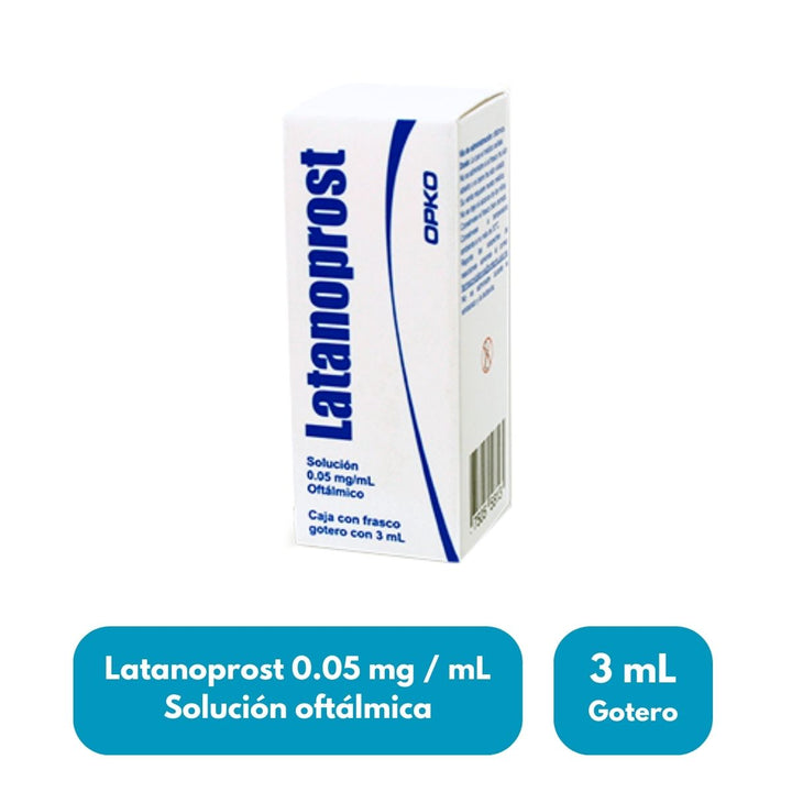 Latanoprost Opko® 0.05 mg / ml Frasco con 3 ml Oftálmico – Farmacia Sanorim