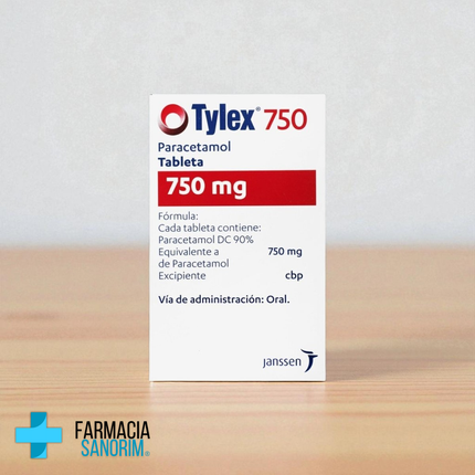 Paracetamol 750mg Tylex Caja C/20 Tabletas