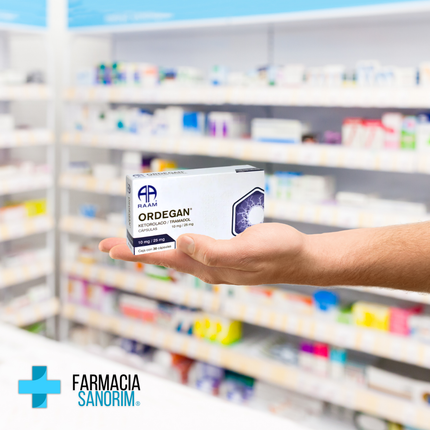 Ordegan (Ketorolaco / Tramadol) 10 mg / 25 mg Caja con 30 Cápsulas
