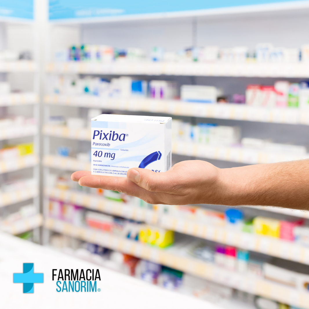 Pixiba (Parecoxib) 40mg Caja con 2 Frascos Inyectable – Farmacia Sanorim