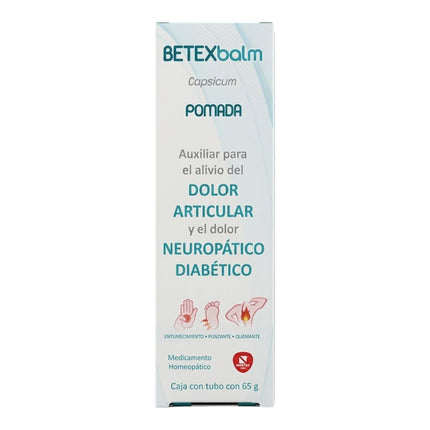 Betexbalm Pomada (Auxiliar para Dolor Articular) Tubo con 65g | Nartex