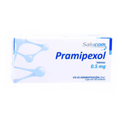 Pramipexol 0.5 mg 30 Tabletas Salucom PiSA