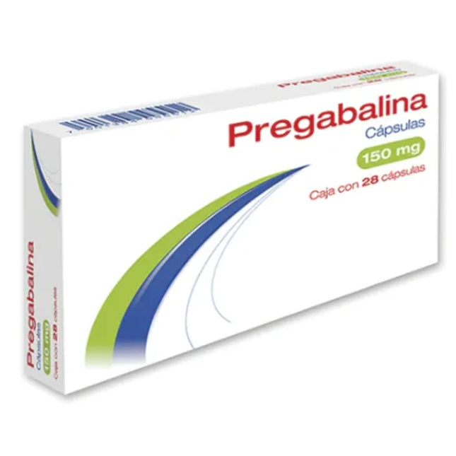 Pregabalina 150 mg Caja con 28 Cápsulas Apotex