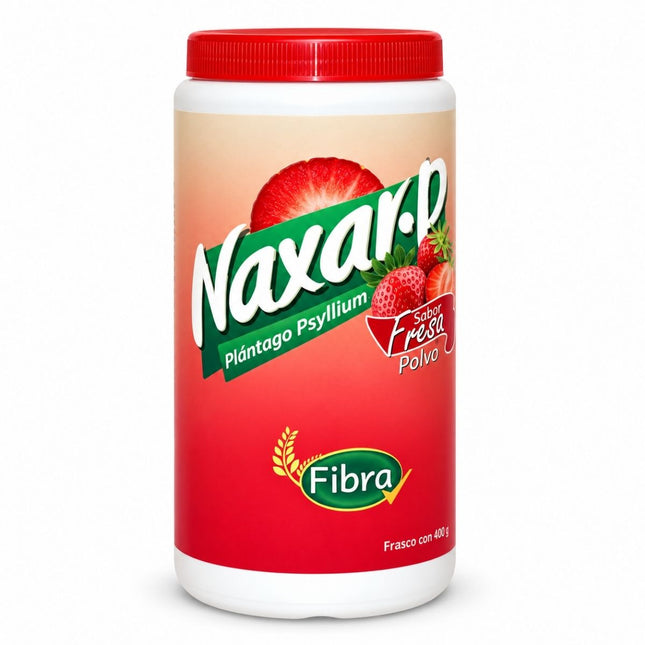 Naxar-P (Plantago Psyllium) Frasco con 400 g Sabor Fresa | Novonafar