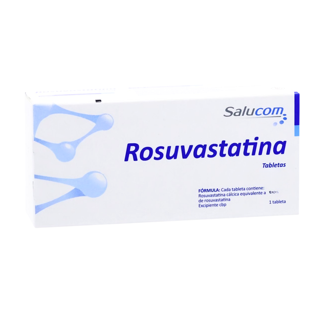 Rosuvastatina 10 mg con 30 Tabletas