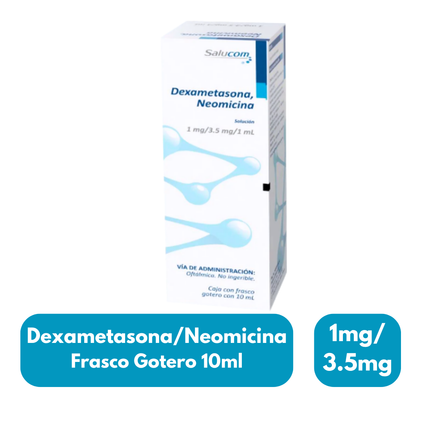 Dexametasona/Neomicina 1mg 3.5mg Frasco gotero 10ml Salucom PiSA