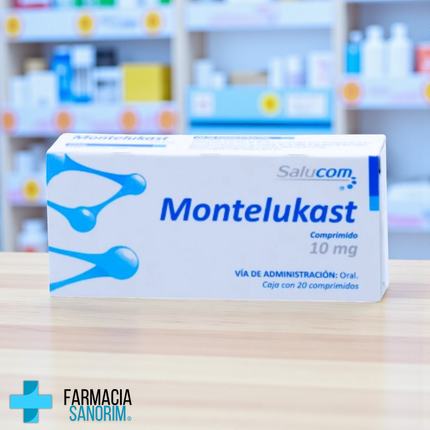 Montelukast 10 mg 20 Comprimidos Salucom PiSA