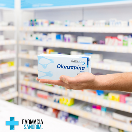 Olanzapina 10mg 14 Tabletas Salucom PiSA