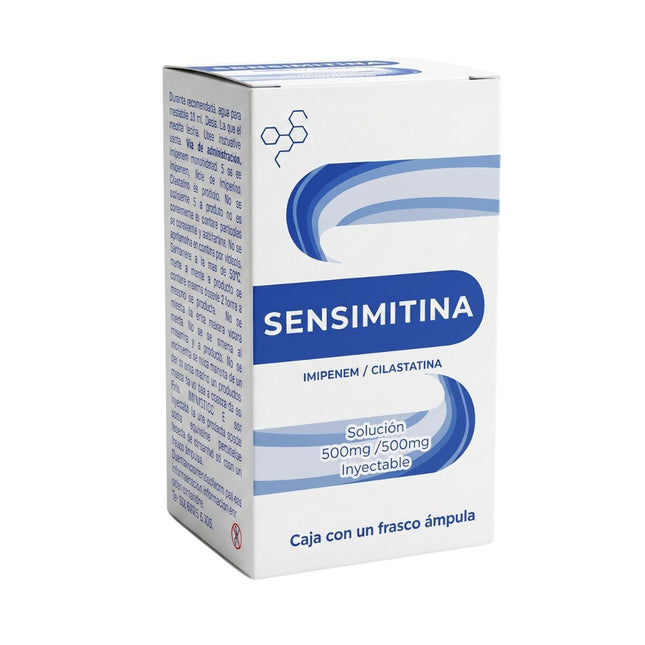 SENSIMITINA (Imipenem / Cilastatina) 500 mg /500 mg Frasco Ampula Inyectable