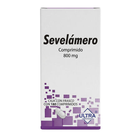 Sevelamero 800mg Caja con 180 Comprimidos