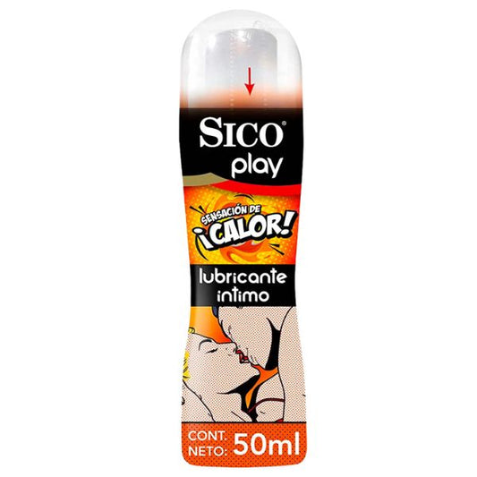 Lubricante Intimo SICO Sensación de Calor Frasco con 50 ml