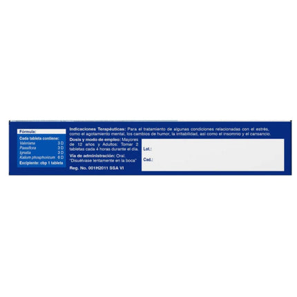 Simplex Balance (Auxiliar para el Agotamiento) Caja con 30 Tabletas| Nartex