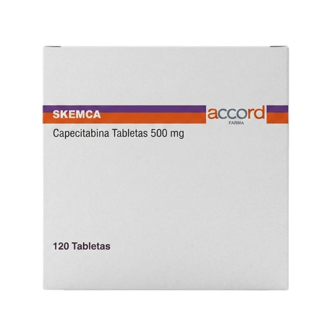 Skemca (Capecitabina) 500 mg Caja con 120 Tabletas
