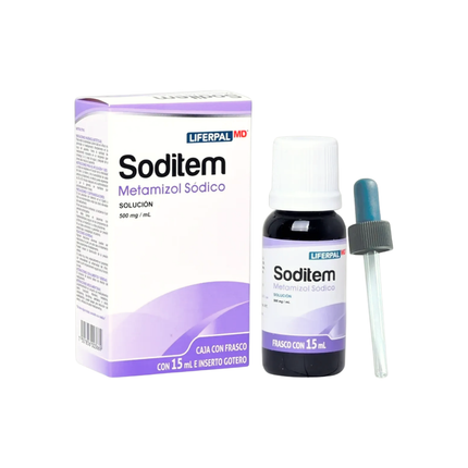 Soditem (Metamizol Sódico) 500 mg/100 ml Solución Oral | Liferpal MD