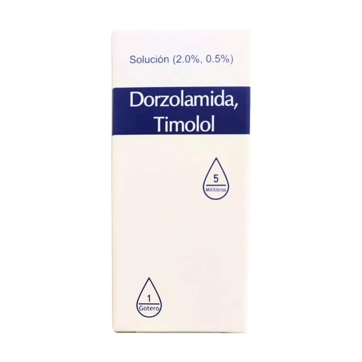 Dorzolamida Timolol Solución Oftálmica Caja con Frasco Gotero con 5 ml ...