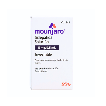 Mounjaro 5 mg / 0.5 ml 1 Frasco Solución Inyectable